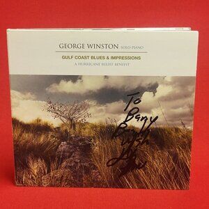 George Winston Solo Piano Gulf Coast Blues & Impressions 2006 CD Signed